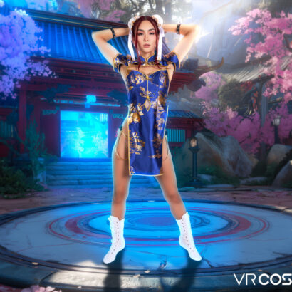 Scarlette Moon in Street Fighter Chun Li A XXX Parody at VR Cosplay X