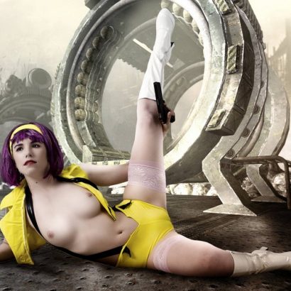 Cassie in Abandoned Gates at Cosplay Erotica