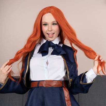 Arielka in Horny Redhead Student at Nu Cosplay