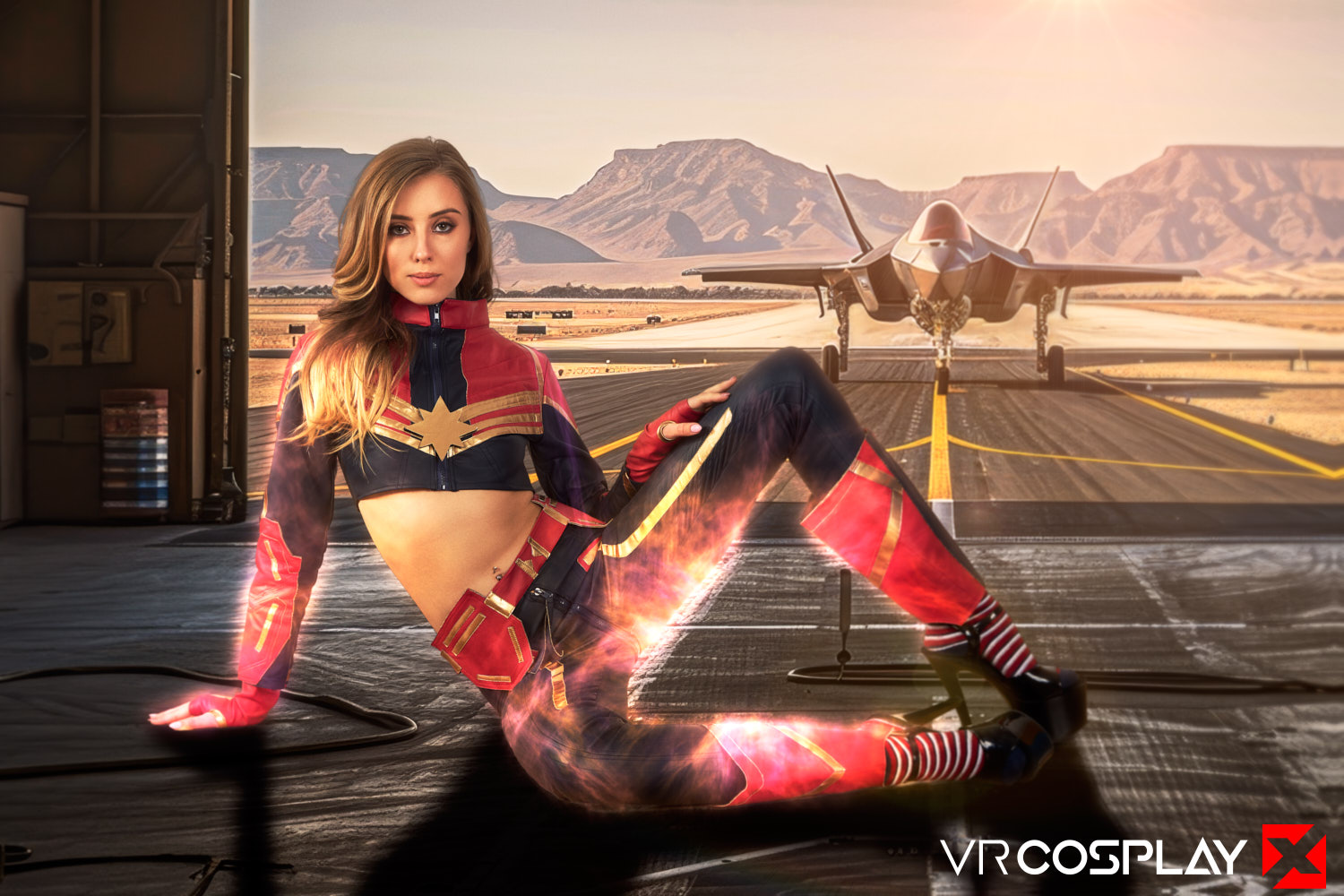 Haley Reed in Captain Marvel A XXX Parody Remastered at VR Cosplay X -  Cherry Nudes