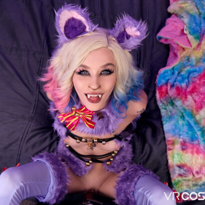 Emma Rosie in Wednesday Werewolf Enid A XXX Parody at VR Cosplay X