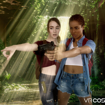 Kira Noir and Hazel Moore in The Last Of Us A XXX Parody Remastered at VR Cosplay X