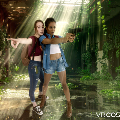 Kira Noir and Hazel Moore in The Last Of Us A XXX Parody Remastered at VR Cosplay X