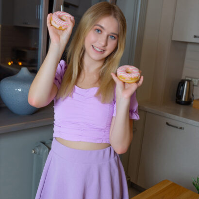 Melisa A in Donuts at Femjoy