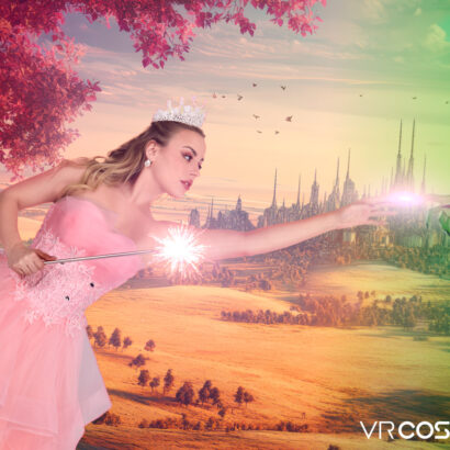 Anna Claire Clouds in Wicked Glinda A XXX Parody at VR Cosplay X