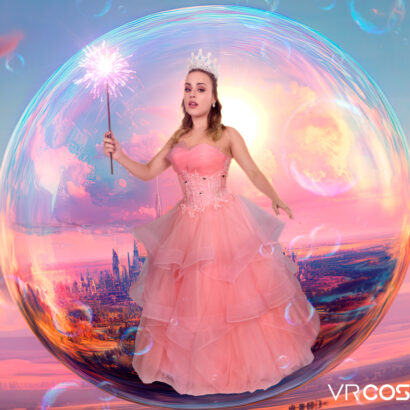 Anna Claire Clouds in Wicked Glinda A XXX Parody at VR Cosplay X