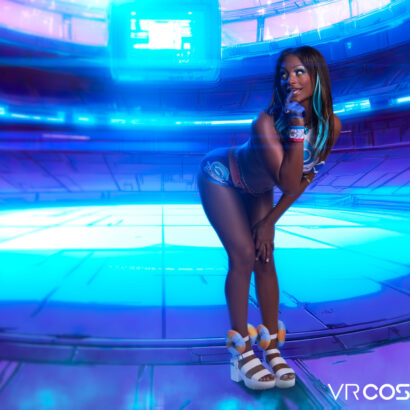 Rhae Woods in Pokemon Shield Nessa A XXX Parody at VR Cosplay X