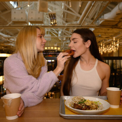 Rachel and Beglie in Let’s Be Friends at Zishy