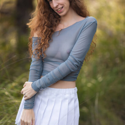 Quinn Pleasure in Meadow Of Lust at Femjoy
