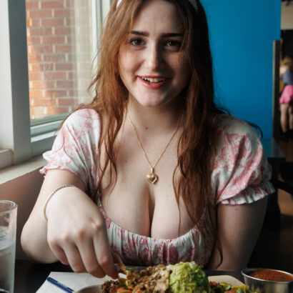 Lilibet Saunders in Naughty Nachos at Zishy