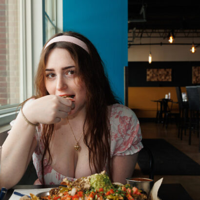 Lilibet Saunders in Naughty Nachos at Zishy