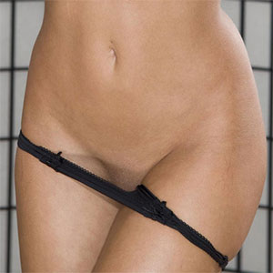 Katie Hart Peels Off Her Thong