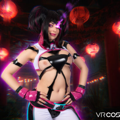 Jewelz Blu in Street Fighter VI Juri A XXX Parody at VR Cosplay X
