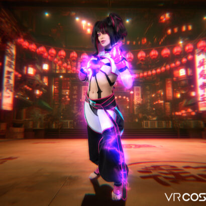 Jewelz Blu in Street Fighter VI Juri A XXX Parody at VR Cosplay X