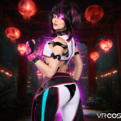 Jewelz Blu in Street Fighter VI Juri A XXX Parody at VR Cosplay X