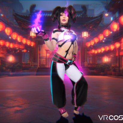 Jewelz Blu in Street Fighter VI Juri A XXX Parody at VR Cosplay X