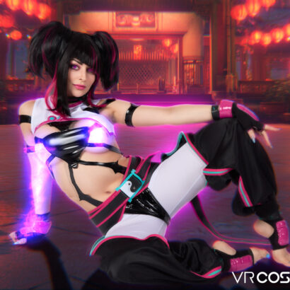Jewelz Blu in Street Fighter VI Juri A XXX Parody at VR Cosplay X