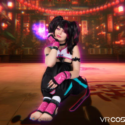 Jewelz Blu in Street Fighter VI Juri A XXX Parody at VR Cosplay X