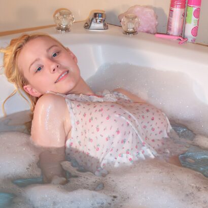 Sexy Pattycake in Wet Bath Socks