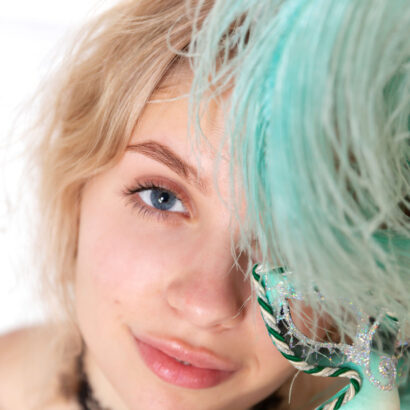 Mila Amour in Masked Glamour at MetArt