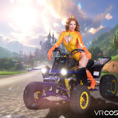 Lucy Foxx in Mario Kart World A XXX Parody at VR Cosplay X