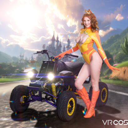 Lucy Foxx in Mario Kart World A XXX Parody at VR Cosplay X