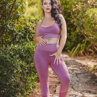 Sophie Marie in Vivacious Violet at Skin Tight Glamour