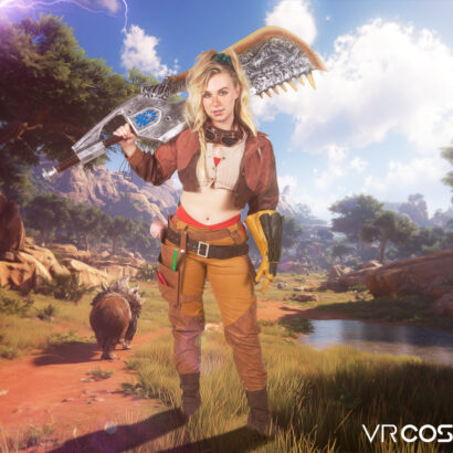Maisey Monroe in Monster Hunter Wilds A XXX Parody at VR Cosplay X