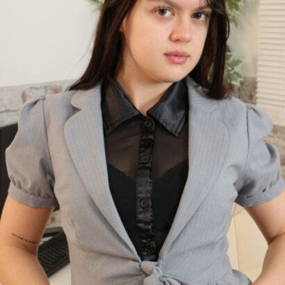 Kelsey in Pencil Skirt at Only Secretaries
