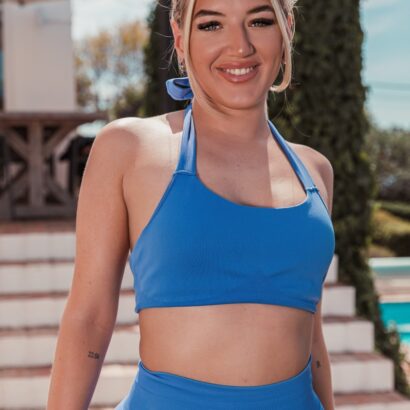 Maisie Houlding Ward in Arched Athleticism at Skin Tight Glamour