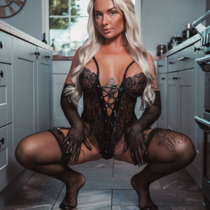 Charlotte Stevens in Goth Gourmet at More Than Nylons