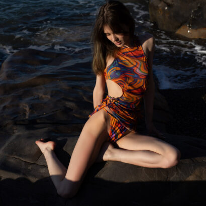 Deva in Black Rocks 2 at Photodromm