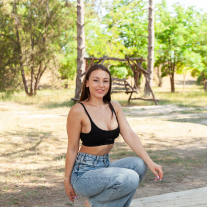 Sumiko in Sandy Mischief at MetArt