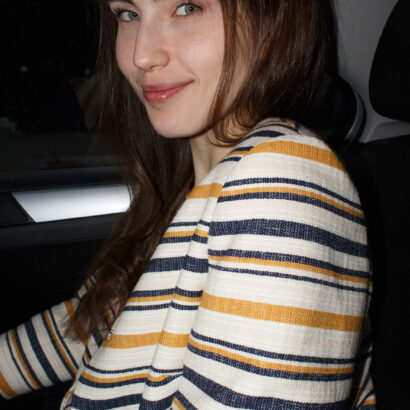 Jacie Verbena in Tea With Honey at Zishy