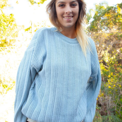 Britta in Plays On The Trampoline at Cosmid