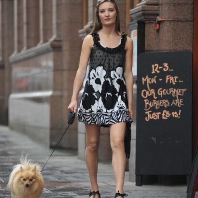 Alisha in Knicker Shopping at Girlfolio