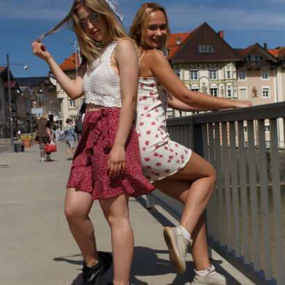 Nyla and Lark in Stuck In Deutschland 1 at Zishy