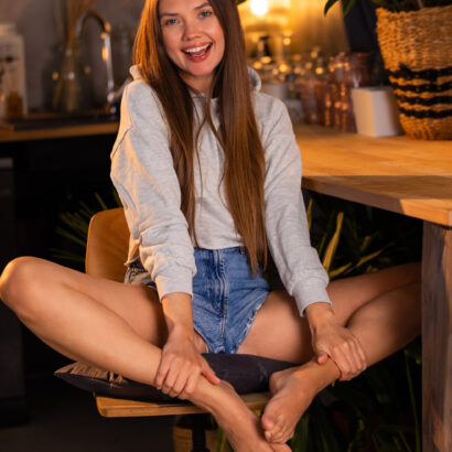 Georgia in Hoodie Lure at Femjoy