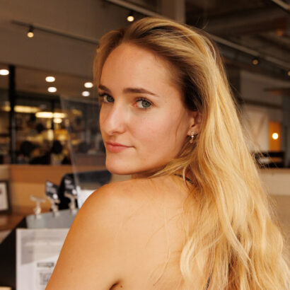 Athena Fleurs in Breakfast Baby at Zishy