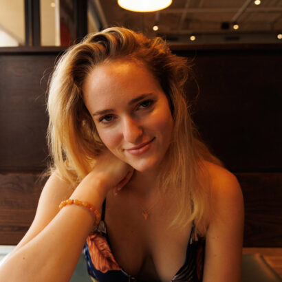 Athena Fleurs in Breakfast Baby at Zishy