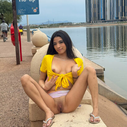 Monica in Doggy Park at FTV Girls