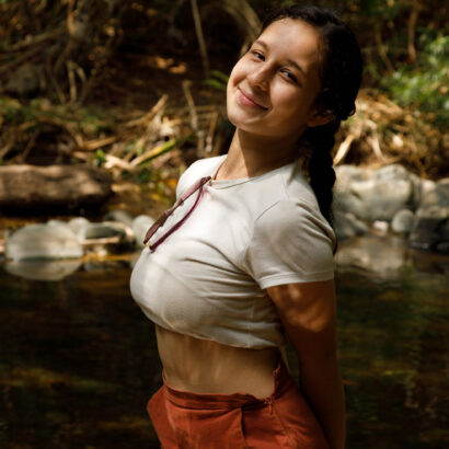 Mel Castaneda in The Creek Nextdoor at Zishy