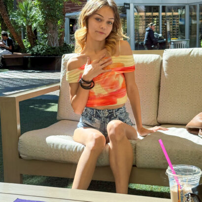 Melia in Open Mall Spreads at FTV Girls