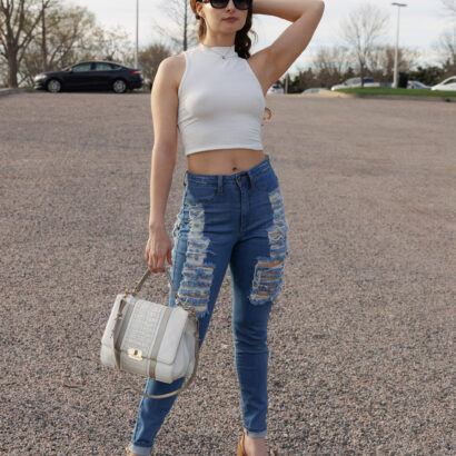 Marie Gaudin in Torn Edges 2 at Zishy