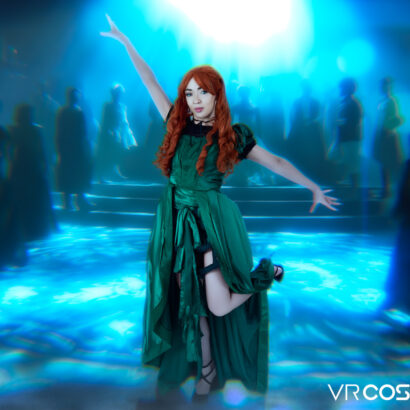 Polly Bangs in Wednesday Agnes A XXX Parody at VR Cosplay X