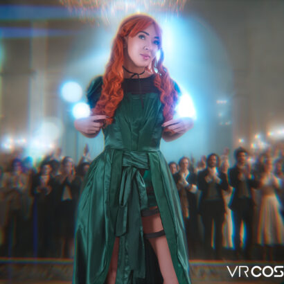 Polly Bangs in Wednesday Agnes A XXX Parody at VR Cosplay X