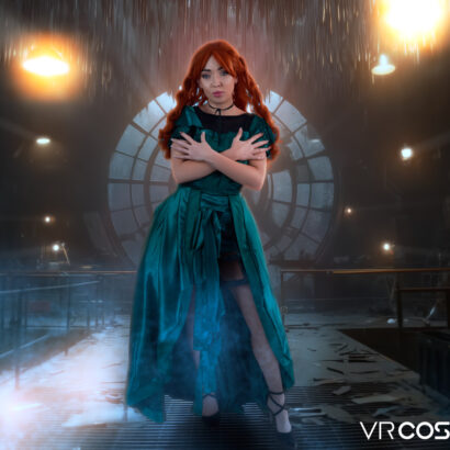 Polly Bangs in Wednesday Agnes A XXX Parody at VR Cosplay X