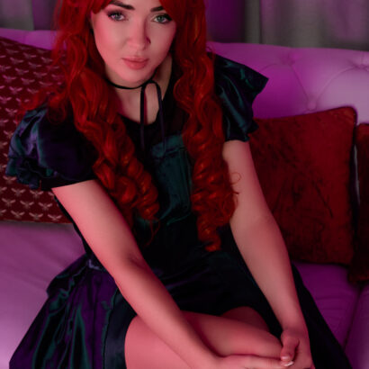 Polly Bangs in Wednesday Agnes A XXX Parody at VR Cosplay X