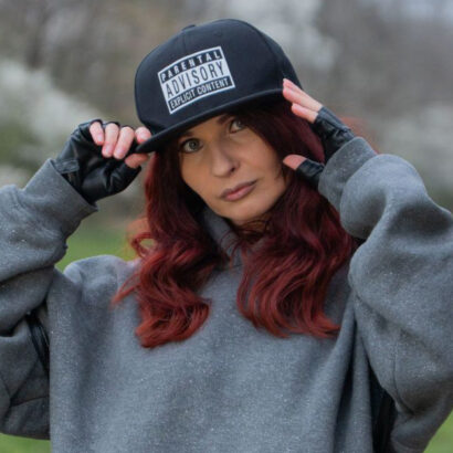 Jeny Smith in Polka Dot Pantyhose