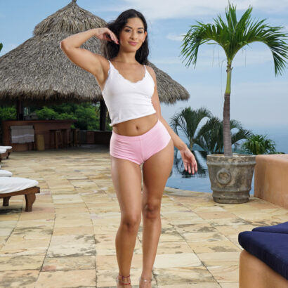 Luxe La Fox in Pink Shorts at In The Crack